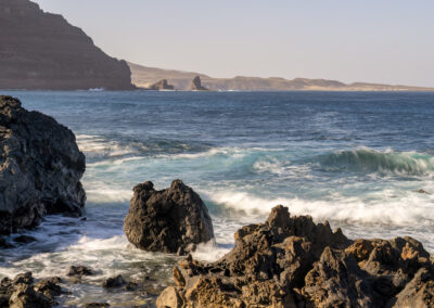 Órzola- der Strand Playa de la Cantería