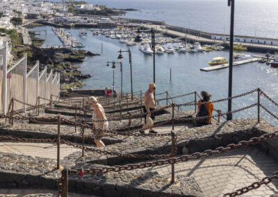 Treppe runter zum Hafen Puerto del Carmen